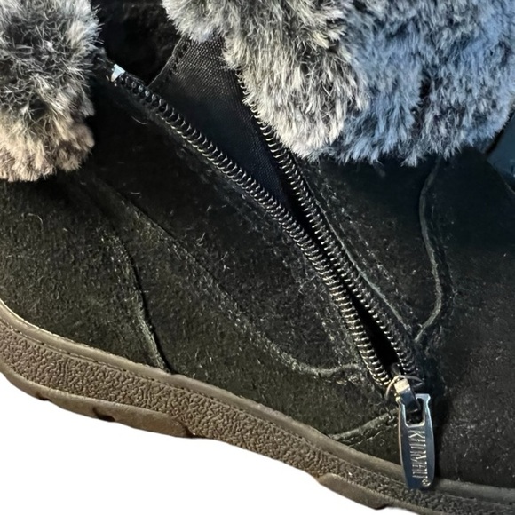 Khombu Jessica Side Zip Booties With Faux Fur Trim Woman’s Size 7M - Picture 10 of 13